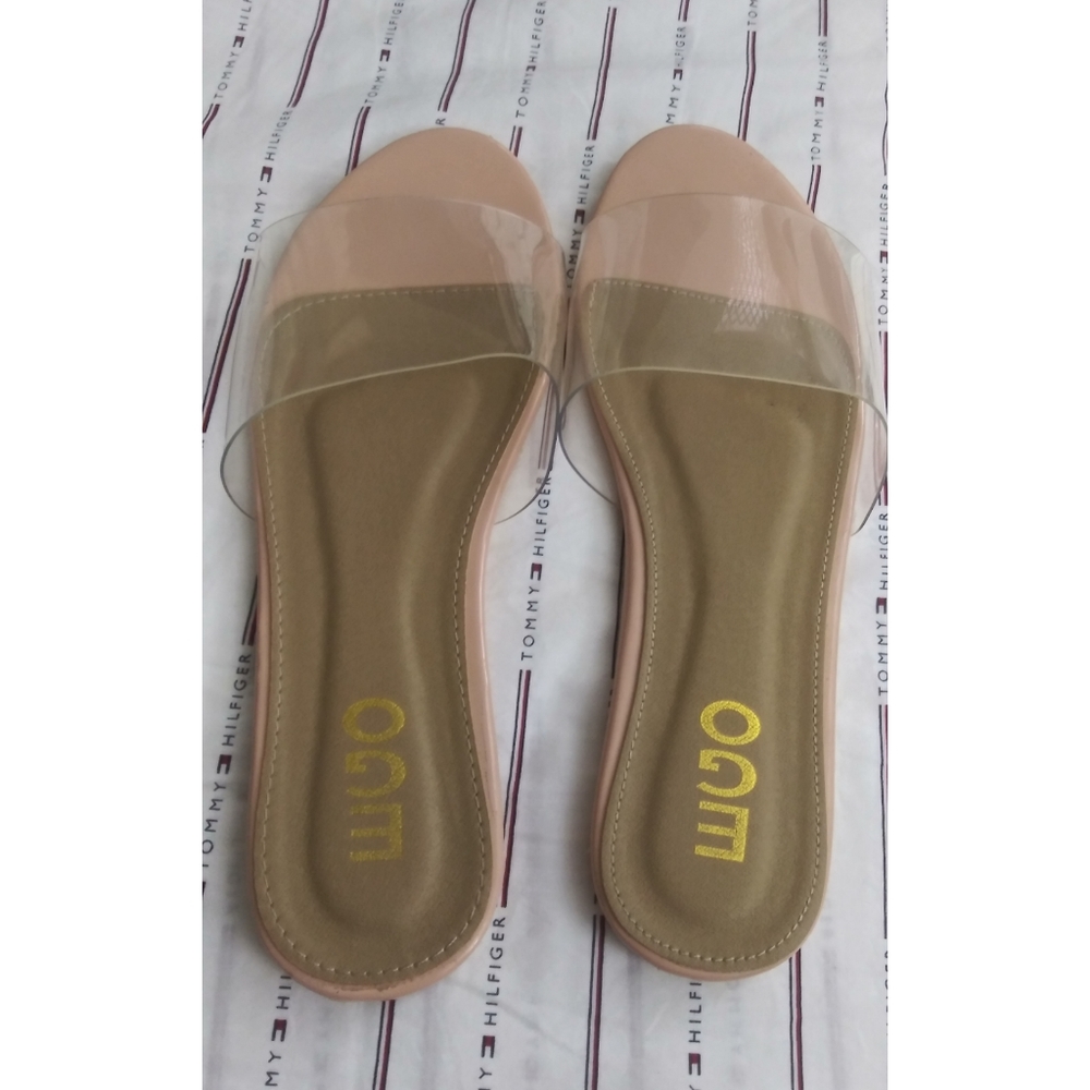 Diamante Clear Sandals